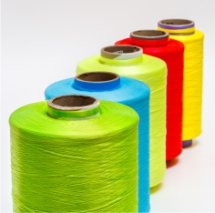 Polypropylene fibres tested for colour fastness